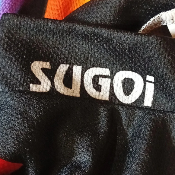vintage Sugoi 90's signature cycling jersey gorpcore athletic streetwear Lg - Picture 12 of 13